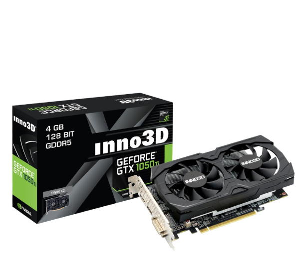 INNO3D GeForce GTX 1050 Ti TWIN X2 V2 4GB GDDR5 - 685286 - zdjęcie